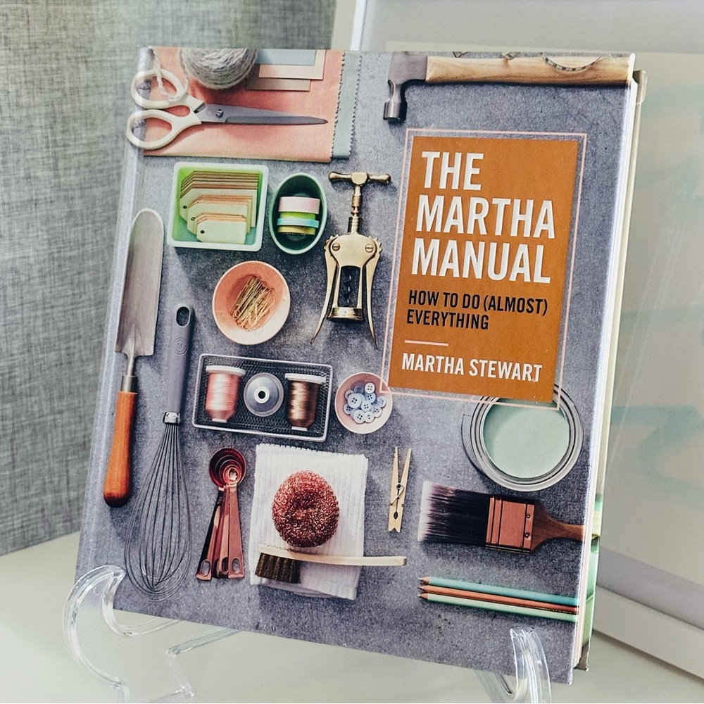 Martha Stewart The Martha Manual Book - Orange and Gray